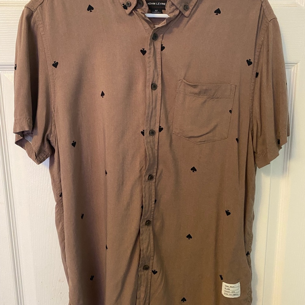 Brown Short Sleeve Shirt